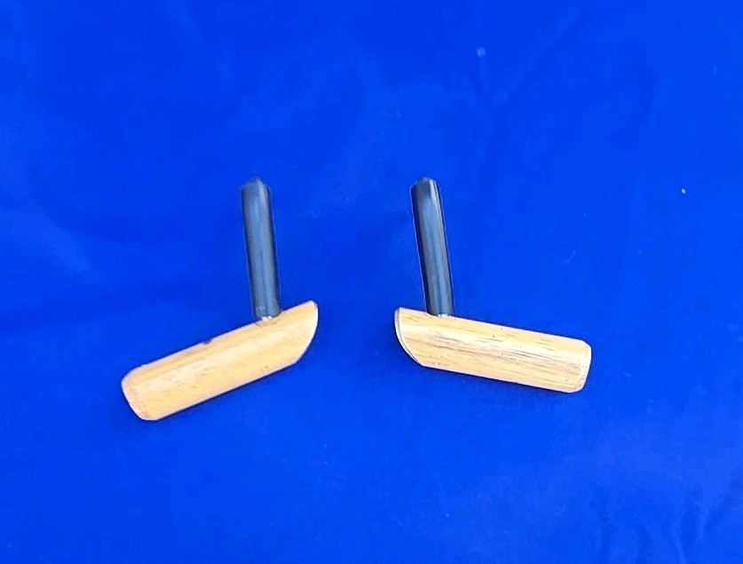 C.S. Osborne Left/Right Coffee Burlap Hooks