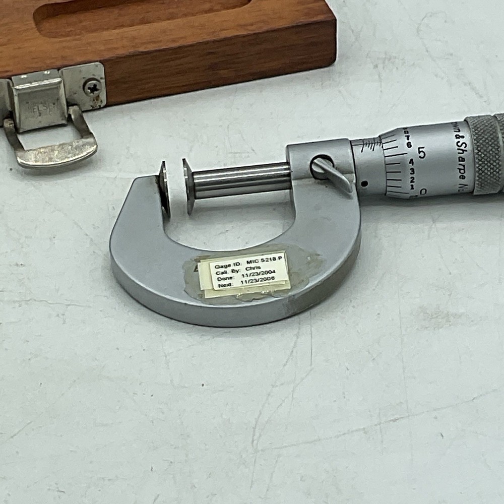 Brown & Sharpe Disc Flange Micrometer 0-1" .001"