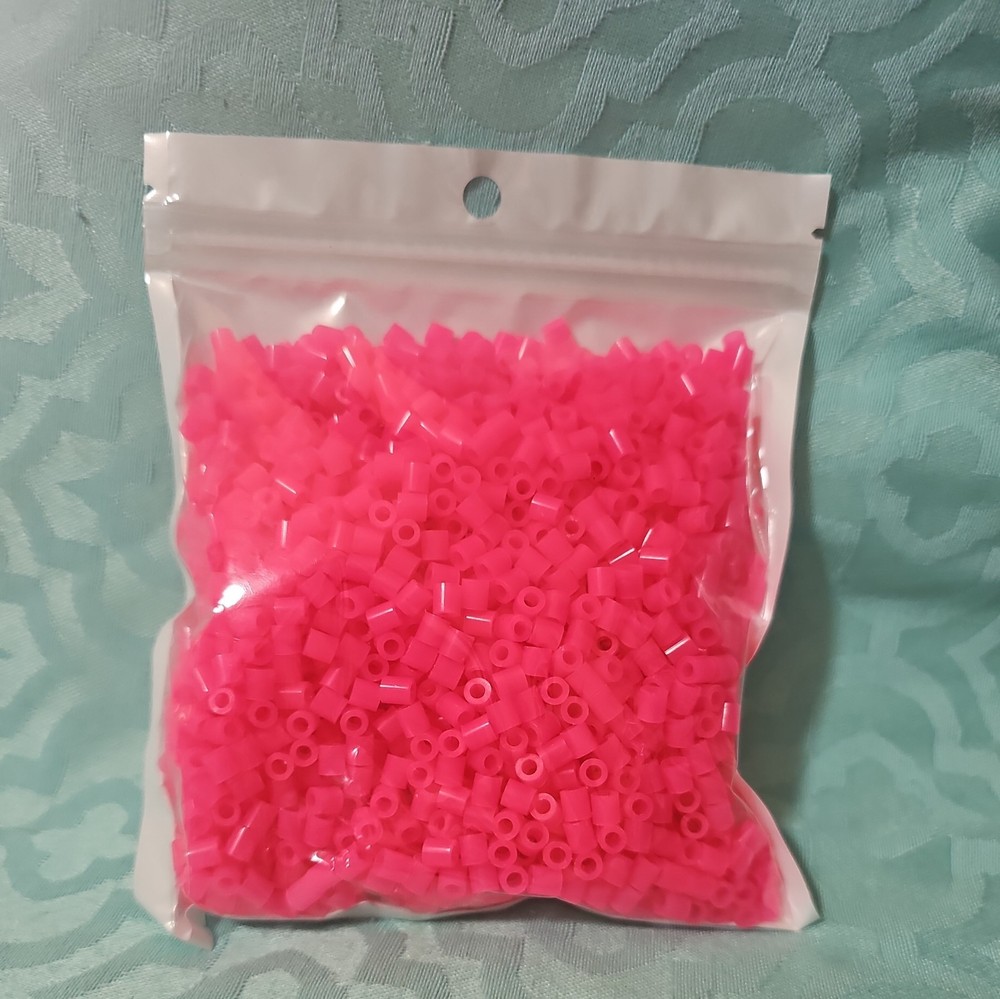Perler 2000 Bead Bags - hot Pink