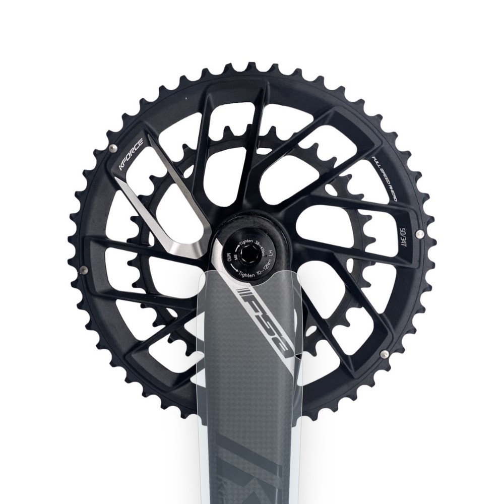 FSA K-Force Team Edition Crank Arm Protection Set | Shield Clear Vinyl Protector