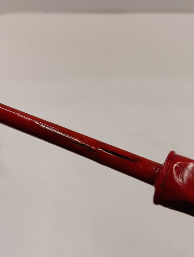 Oxwall Screwdriver Flat/Slotted Insulated 5000 Volts Red Handle 11"