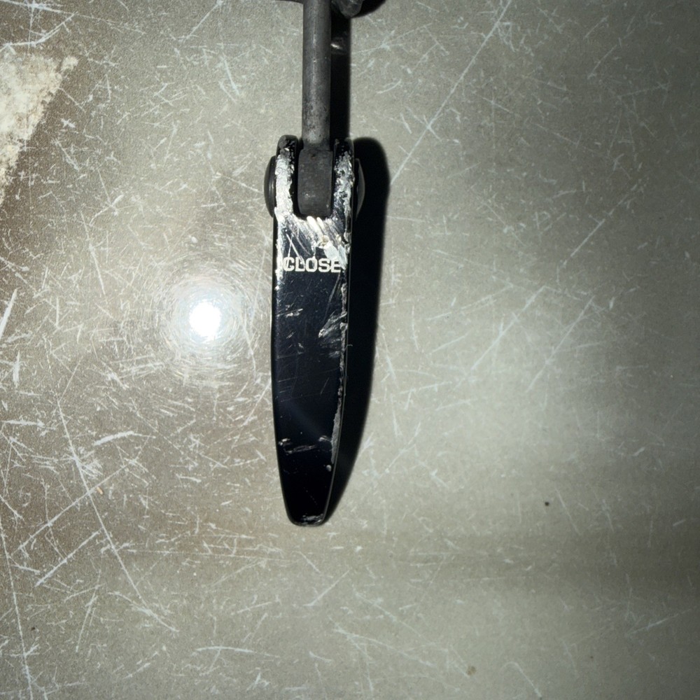Black rear wheel quick release 130mm