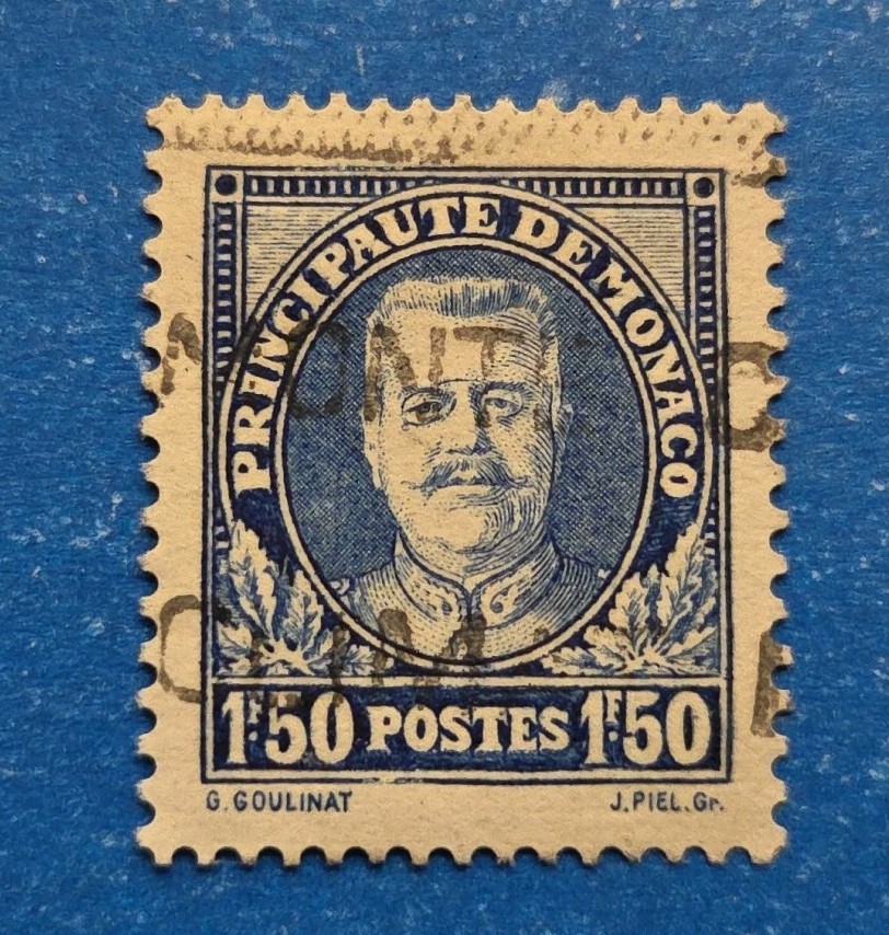 Monaco Stamp, Scott 122 Used