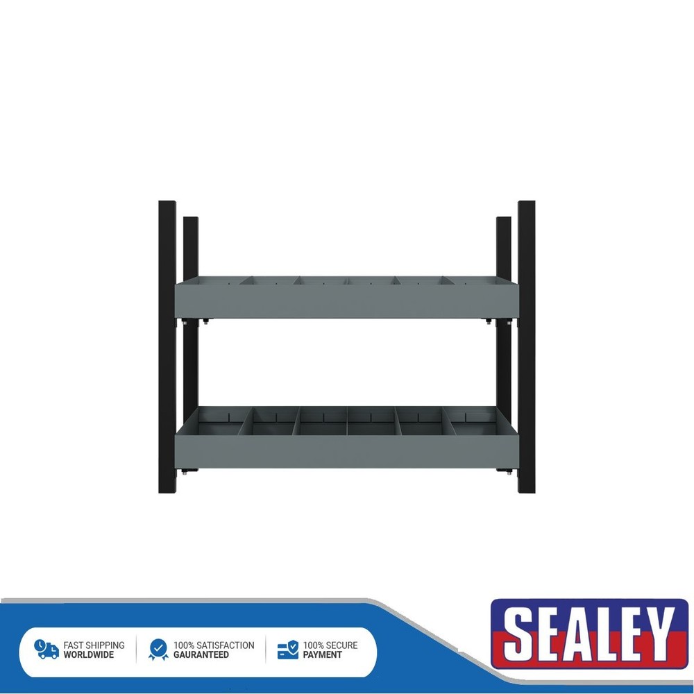 Sealey Modular Storage Mid Unit 2 Compartment Shelve 580mm APMRM4