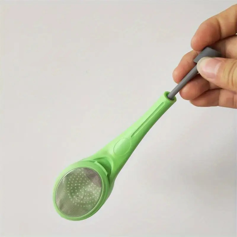 Tea Strainer Press Tea Strainer Kitchen Tea Set Accessory Reusable Infuser