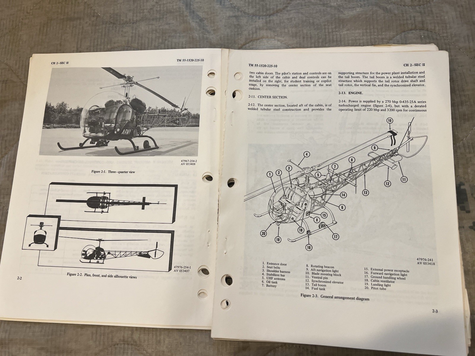 Bell Helicopter OH-13S Sioux Operater’s Flight Manual - October 1969 - Bell 47