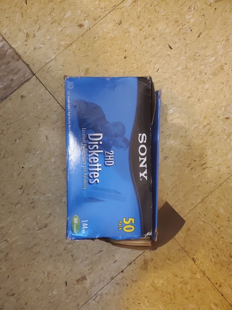 Sony 50MFD-2HDLF 3.5" Double Sided Diskettes IBM Formatted - 50 Pack