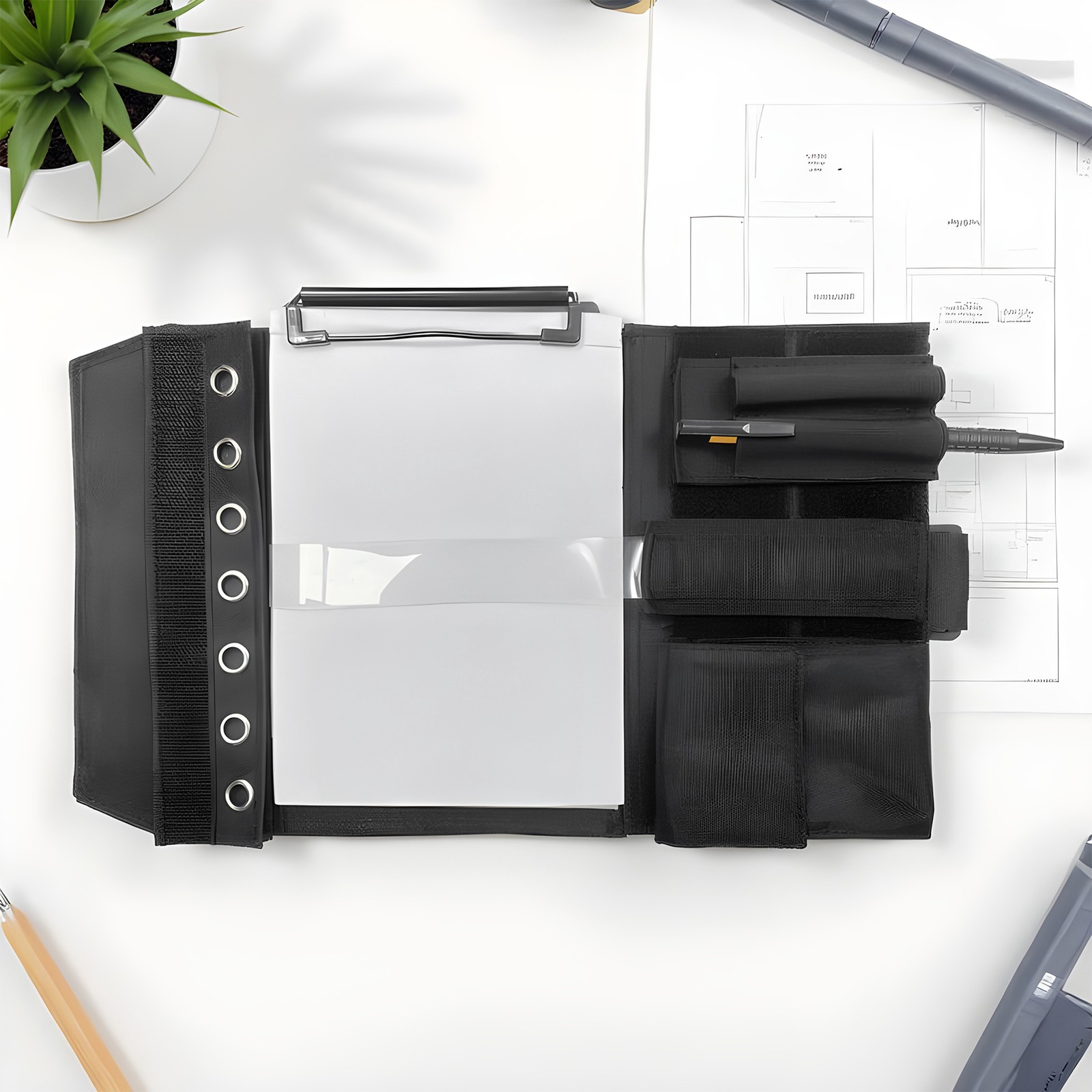 Pilot Kneeboard 7-Slots Knee Writing Board with Leg Strap Clipboard amicable