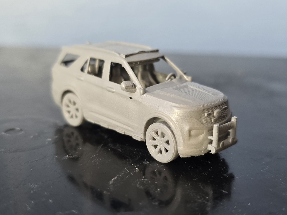 Ho Scale Ford Explorer Interceptor 2 Pack Undecorated Kit 3d Printed