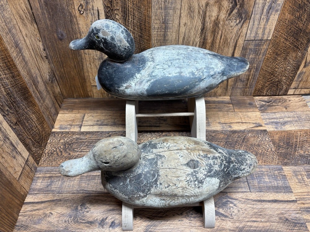 1- Duck Decoy/Large Double Stands/ Oak. Group 10#