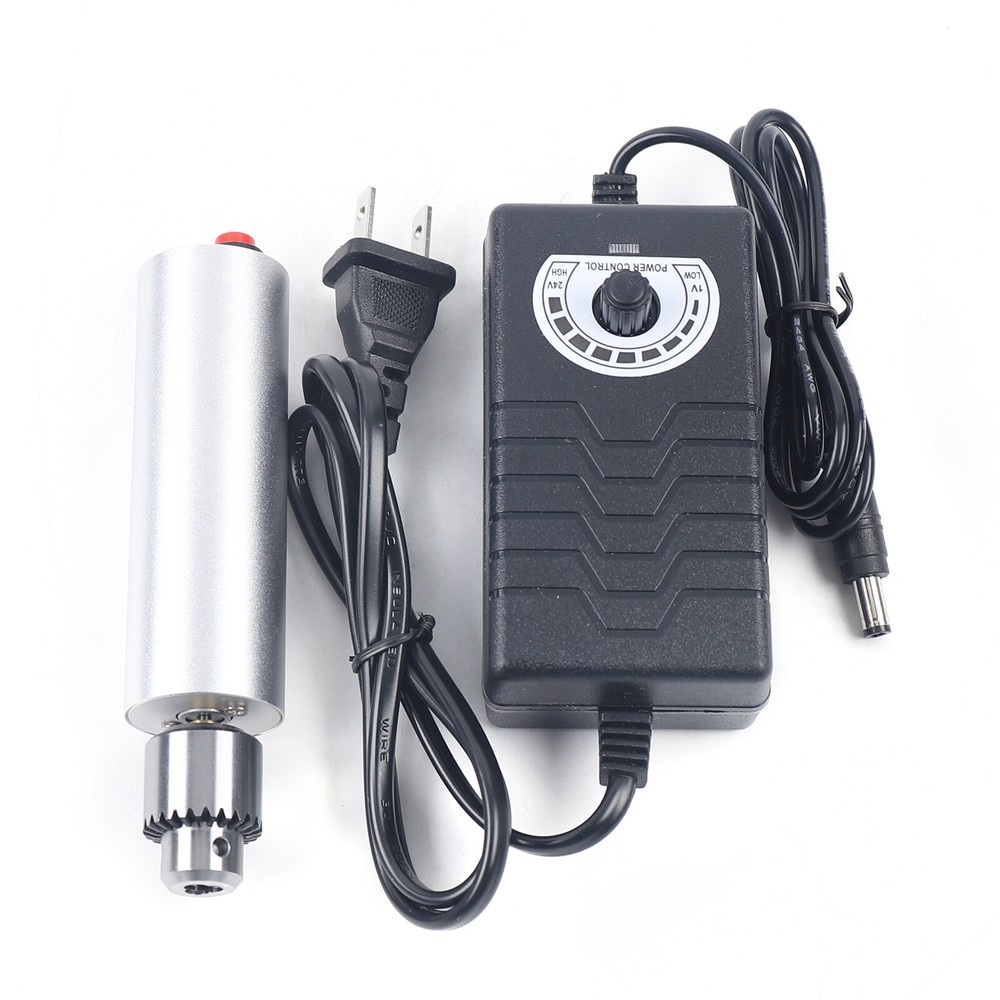 Micro Small Electric Handheld Drill Chuck Mini Drilling Polishing DIY Tool