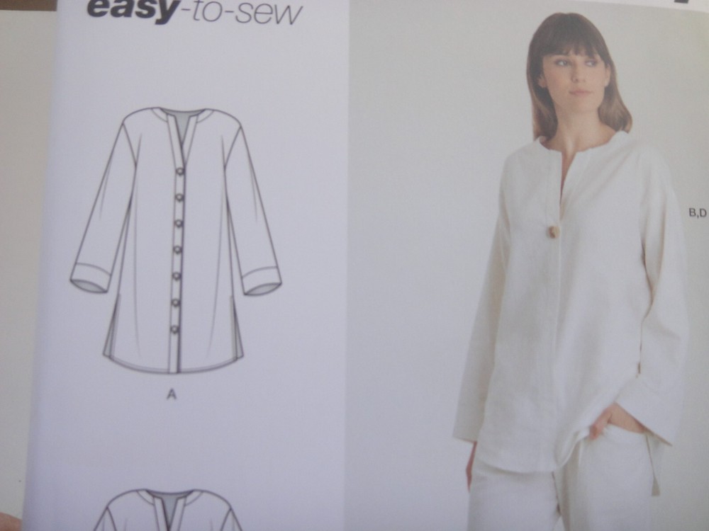 Simplicity 9113 Easy Tunic Top Pull on Pants Pattern, Misses' 6-14 or 16-24