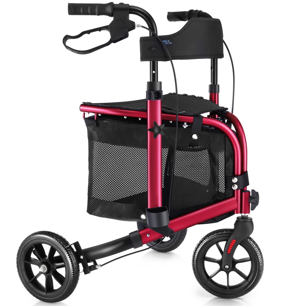 WALK MATE 3-Wheel Rolling WALK MATE 3-Wheel Rolling Adjustable Folding Rollator