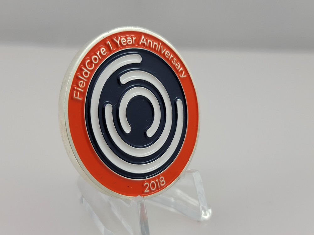 FieldCore 1 Year Anniversary Coin