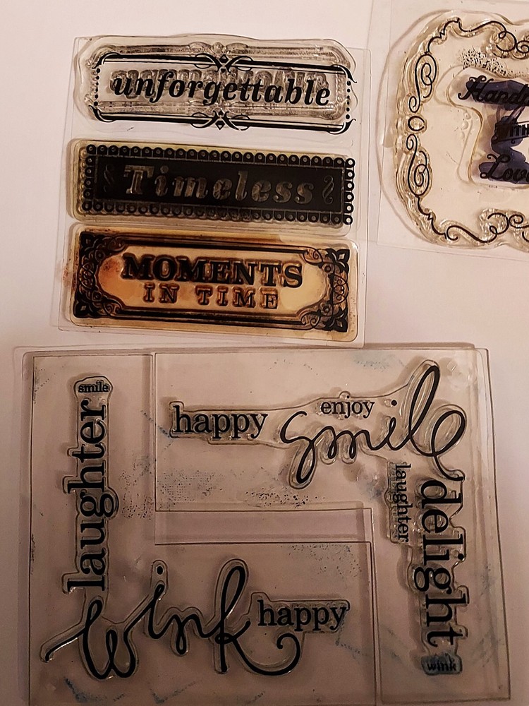 Set of 9 Cling Stamps