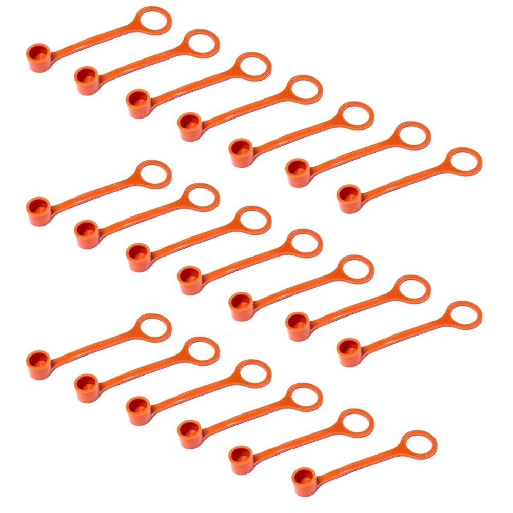 🔥🔥20 PACK FIRE SUPPRESSION SYSTEM RUBBER BLOW OFF NOZZLE CAPS..NEW.🔥🔥
