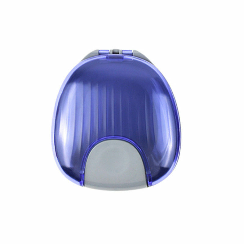 Dental Orthodontic Lingual Retainer Aligner Case Denture Storage Box Blue