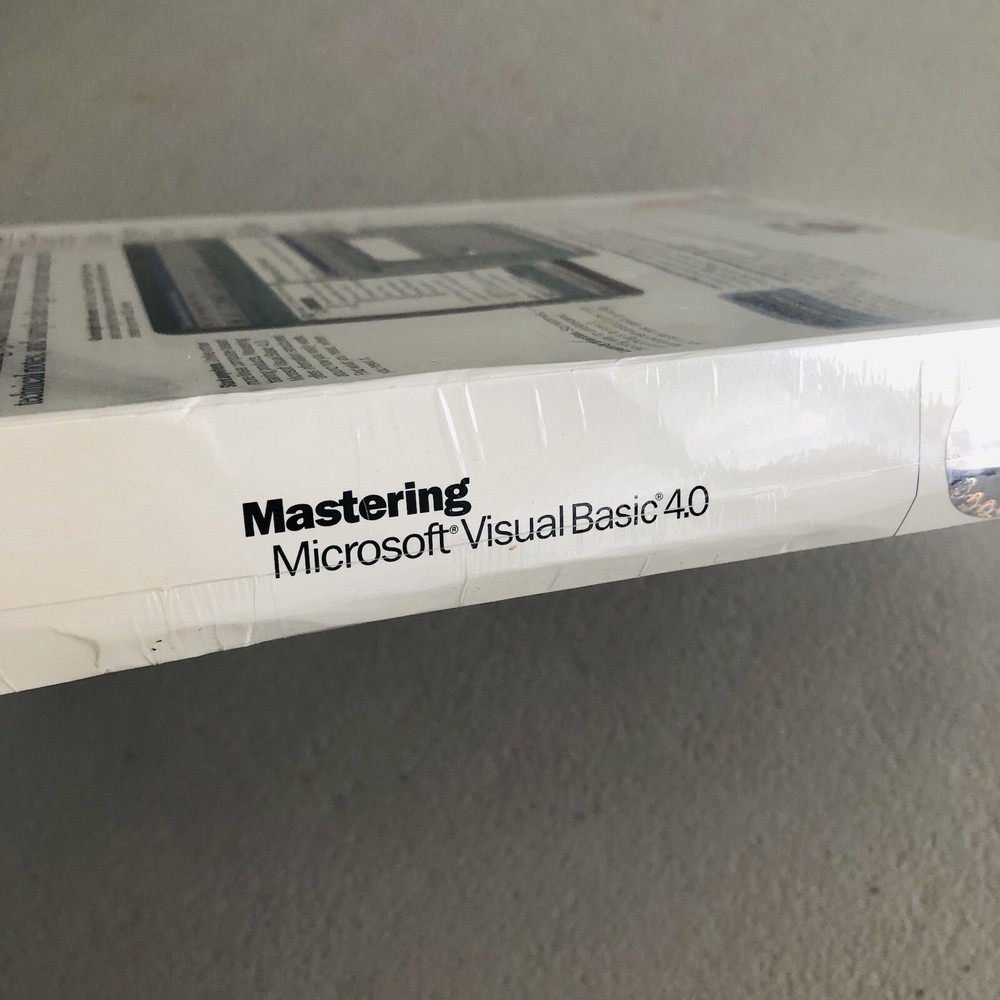Mastering Microsoft Visual Basic 4.0 - Microsoft Mastering Series CD-ROM Sealed