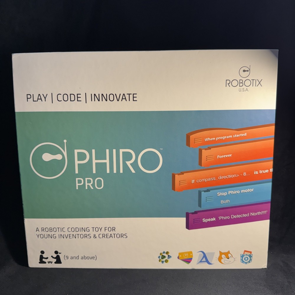 Robotix USA Phiro Pro Kickstarter Kids Learning Robotics/Coding Toy For Ages 9+