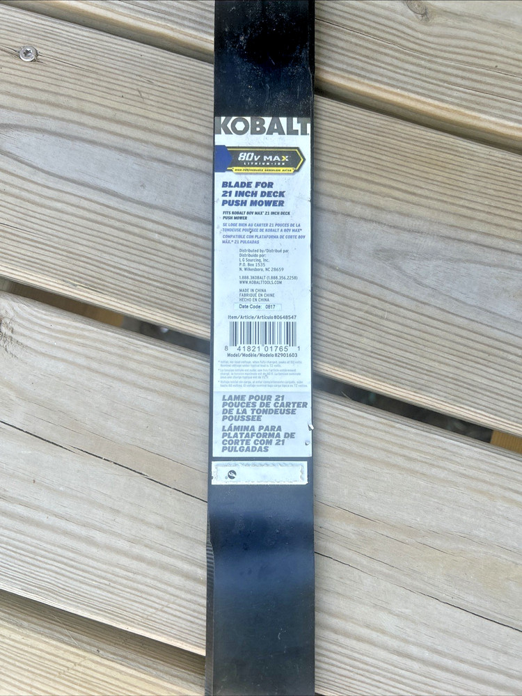 Kobalt 80v MAX 21” Blade 2901603