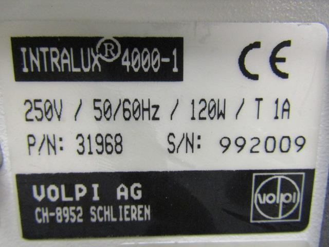 Volpi Intralux 4000-1 Fiber Optic Microscope Light Source