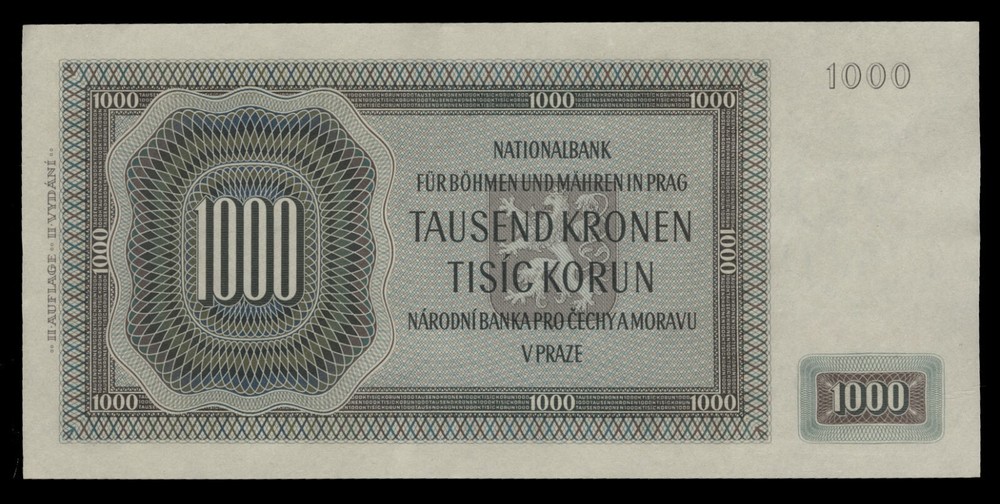 Bohemia + Moravia P7a, Banknote