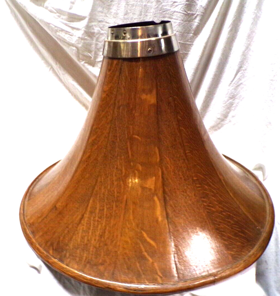 EDISON PHONOGRAPH CYGNET WOOD HORN BELL SECTION