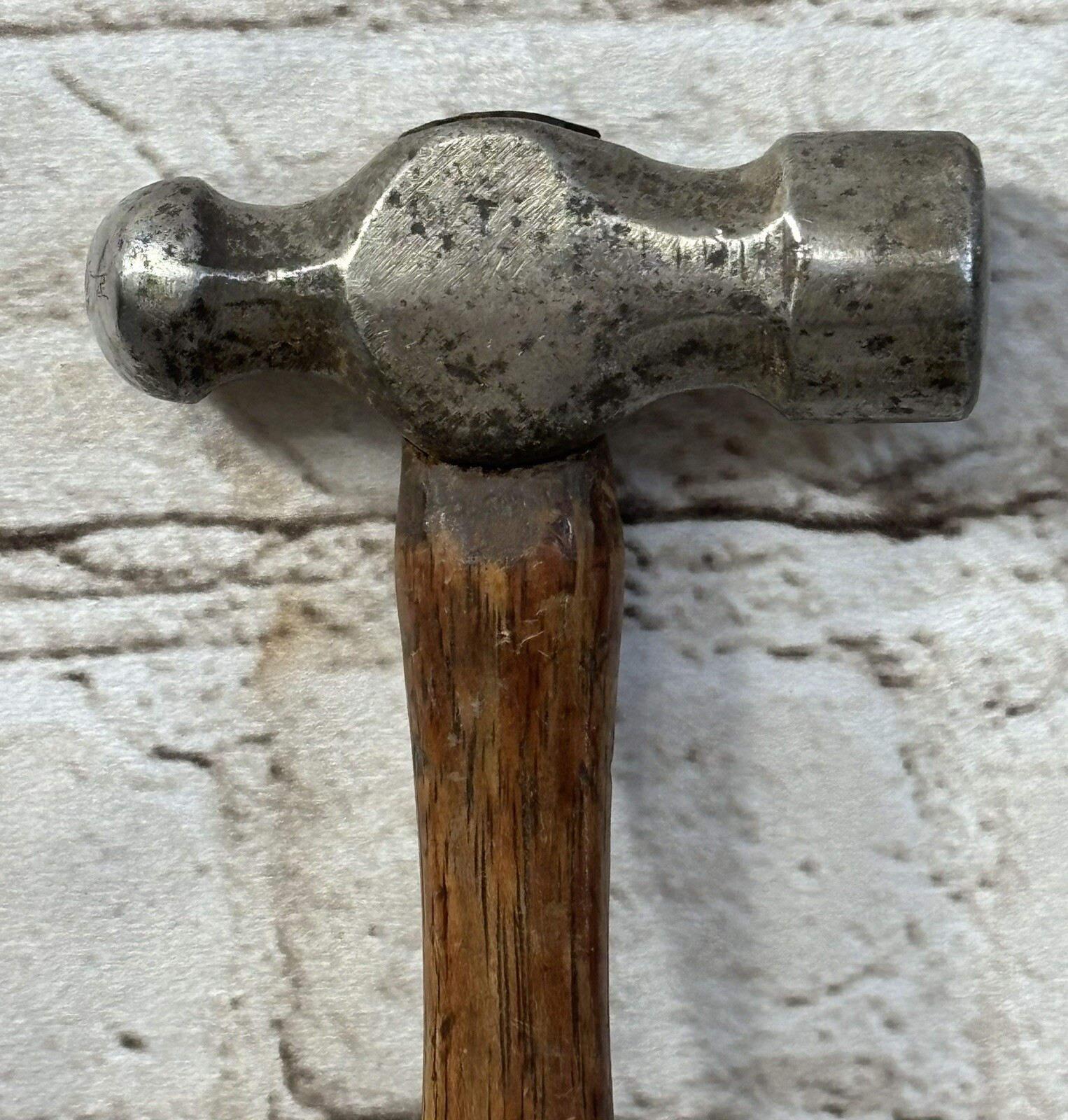 3 Vintage Wood Handled Hammers Stanley 308B Ball Peen, Claw & Cross Peen