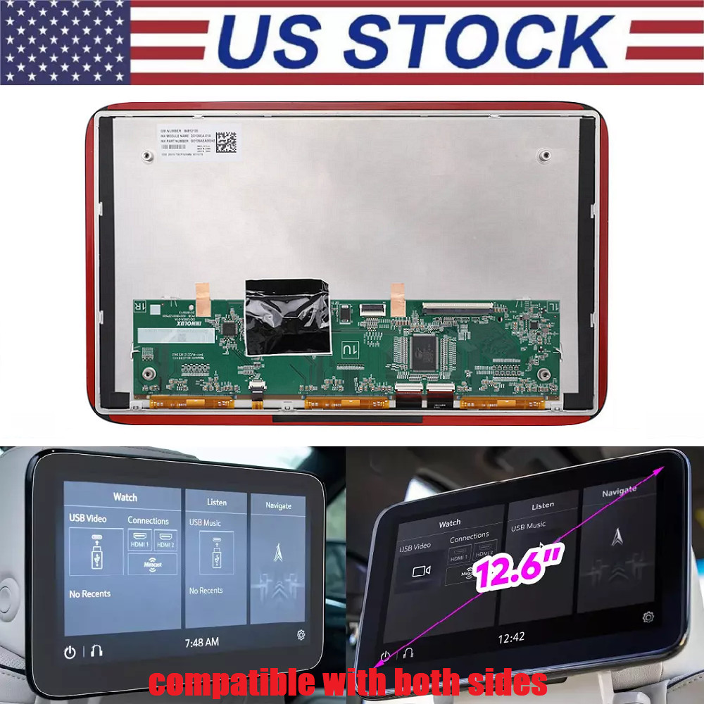 OEM Rear Seat Screen 85100044 12.6" LCD for 21-24 Suburban Yukon Tahoe Escalade