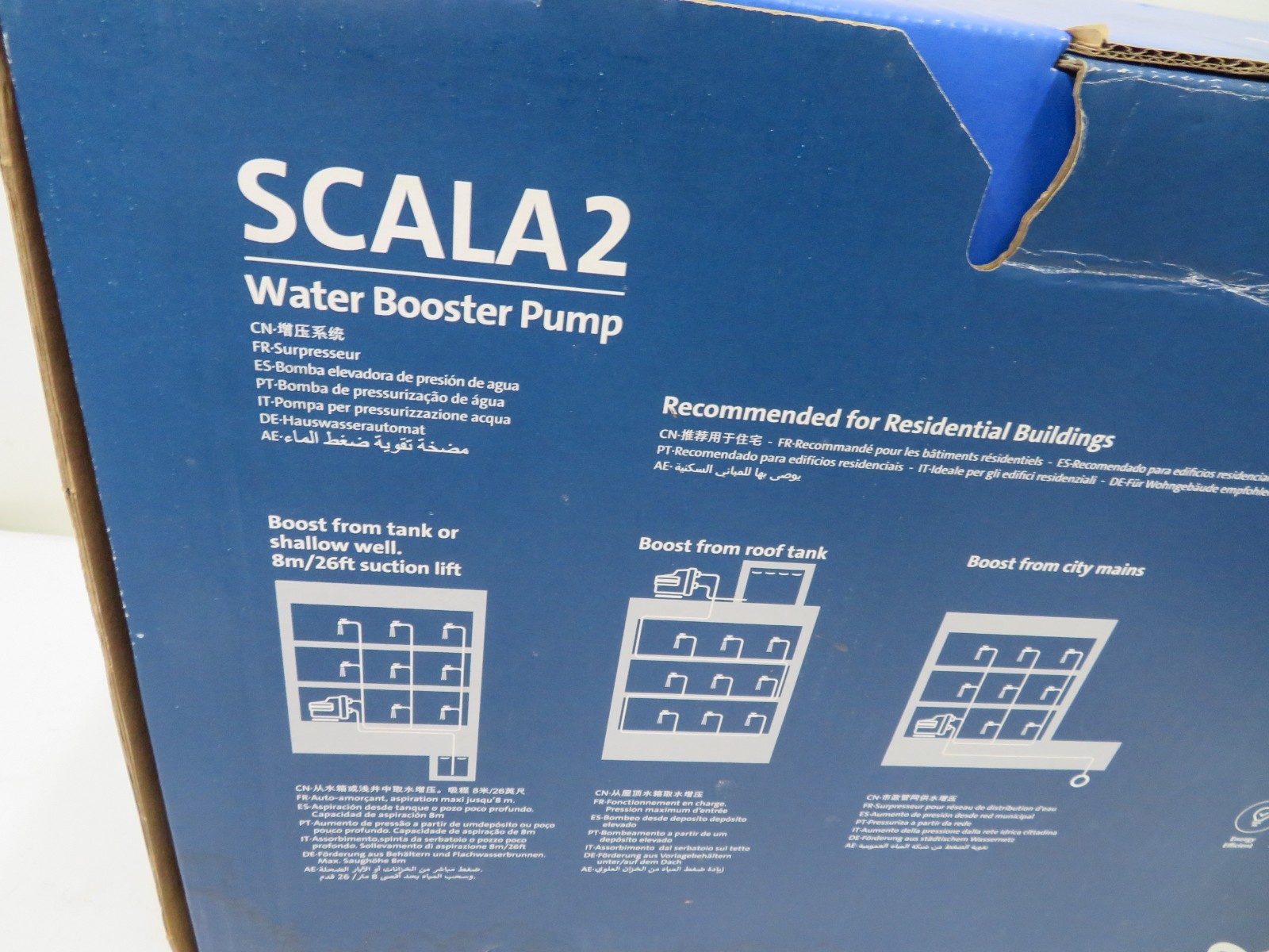 Grundfos SCALA 2 Water Booster Pump 115V (BT-G38135679-01) LOC. CTR-A9 A10