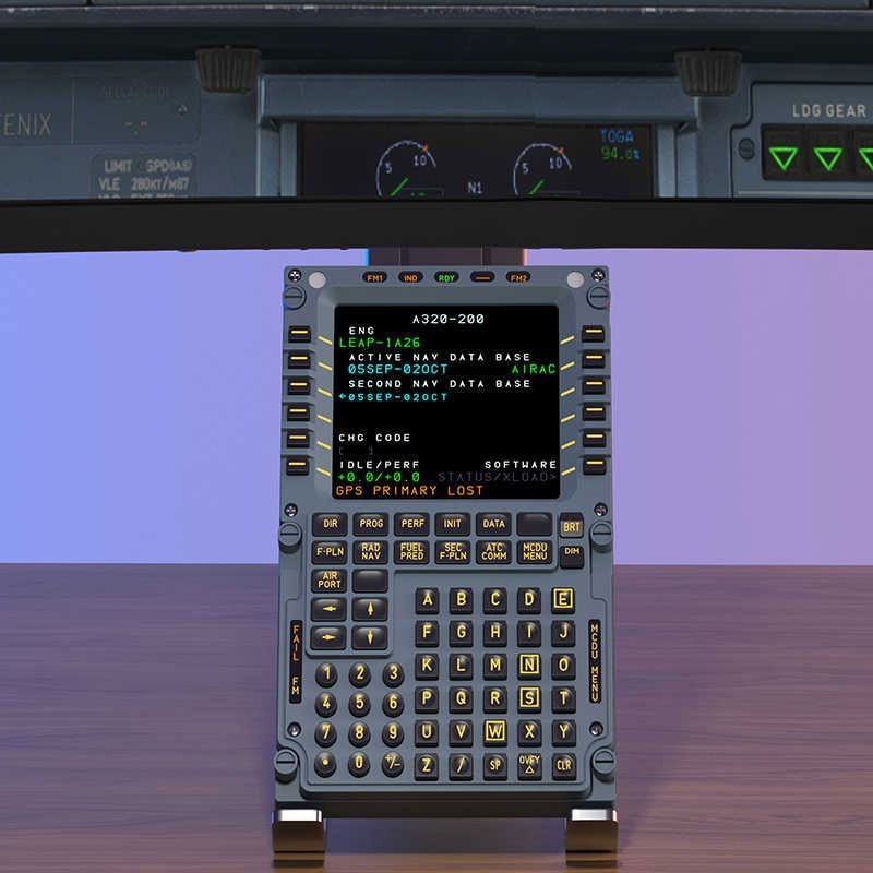WINGFLEX A320 MCDU Flight Simulator Features Full-Scale Simulation for MSFS A319