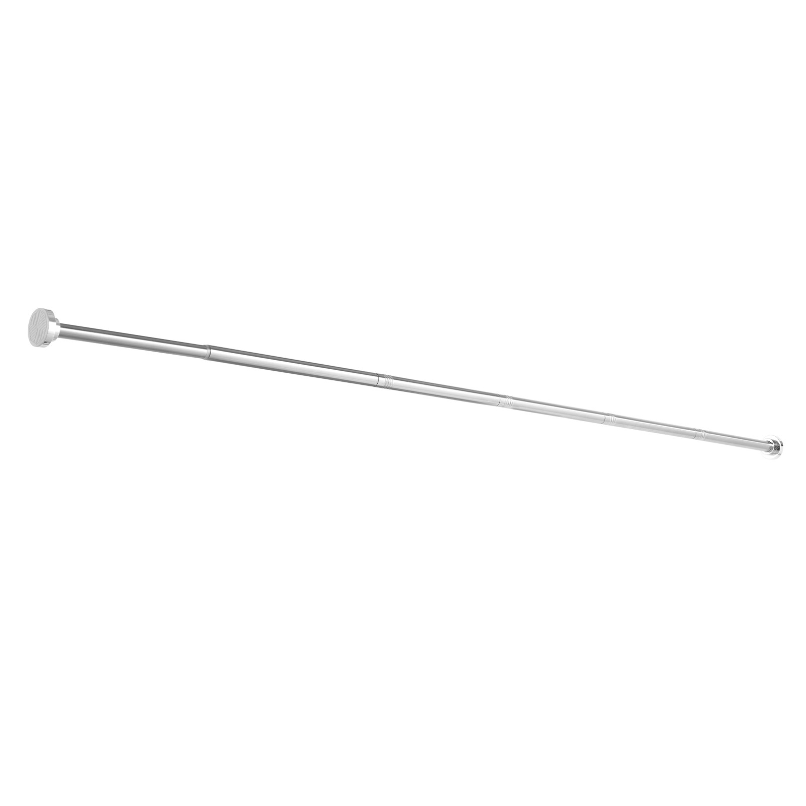 Uimoso Adjustable Tension Shower Rod, 28-76 in, Stainless Steel, Silver