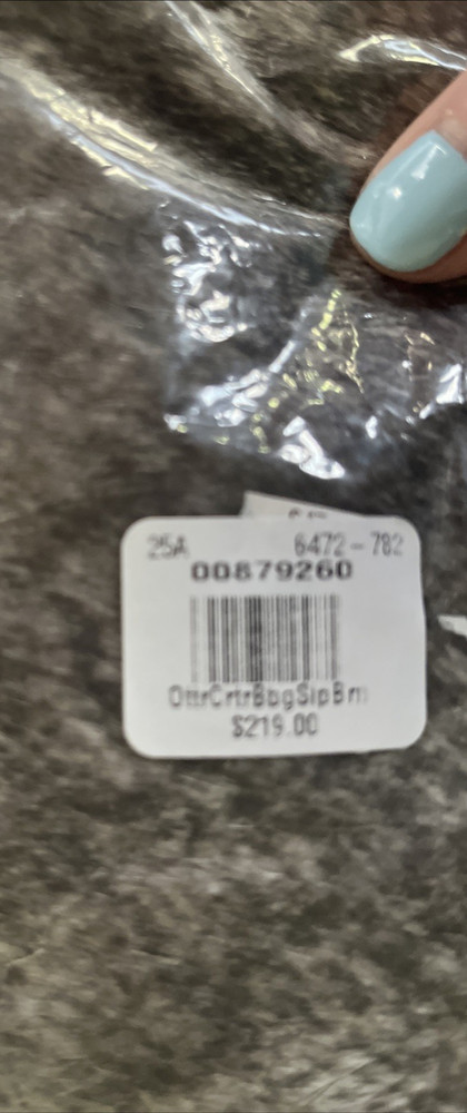 Pottery Barn Teen Otter Critter Faux Fur Beanbag SlipCover 3D Large NWT So Cute