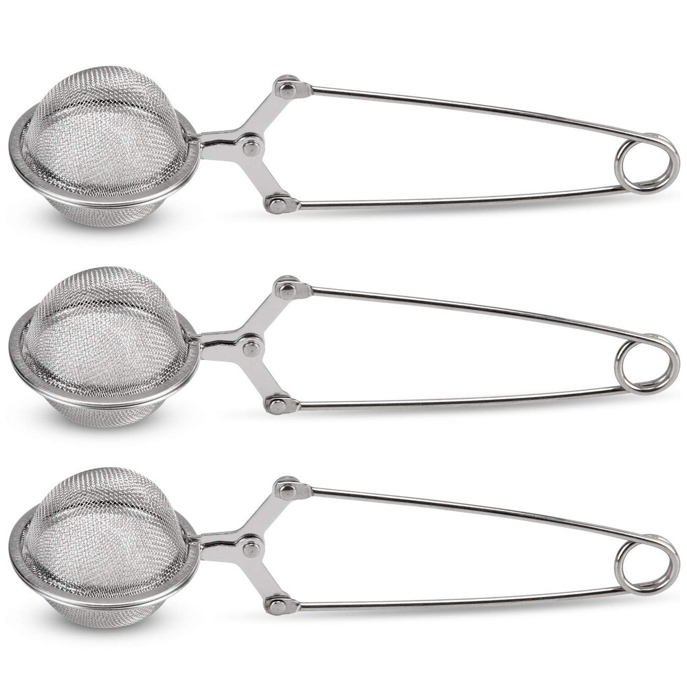 Stainless Steel Tea Infuser Strainer 3 Pack Loose Leaf Filter