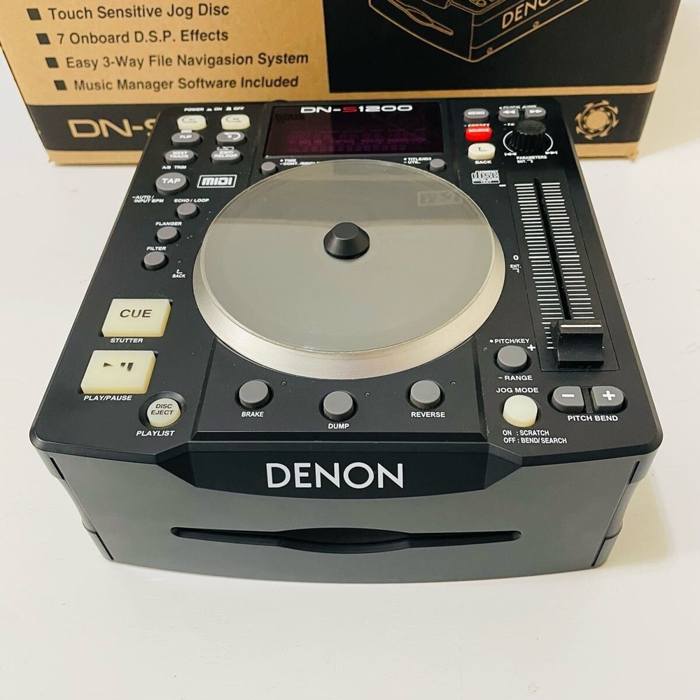 USED DENON DN-S1200 DJ Multi Player Digital Turntable Controller CD USB DNS1200