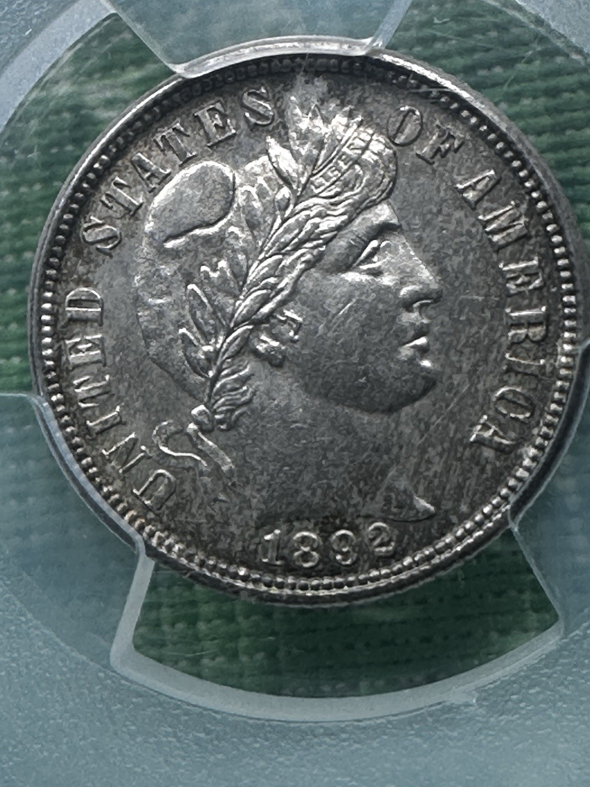 1892 PCGS MS-63 Barber Dime Beautiful Coin