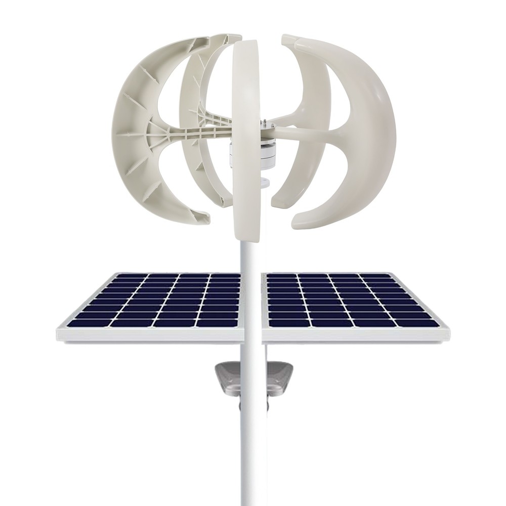 600W 24V Vertical Axis Wind Power Turbine Generator Controller Home Windmill