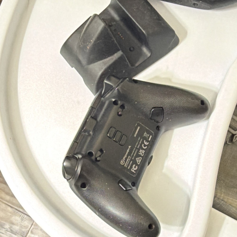 Xbox Series S Console Bundle with Controller, Racing Wheel, Charging Dock