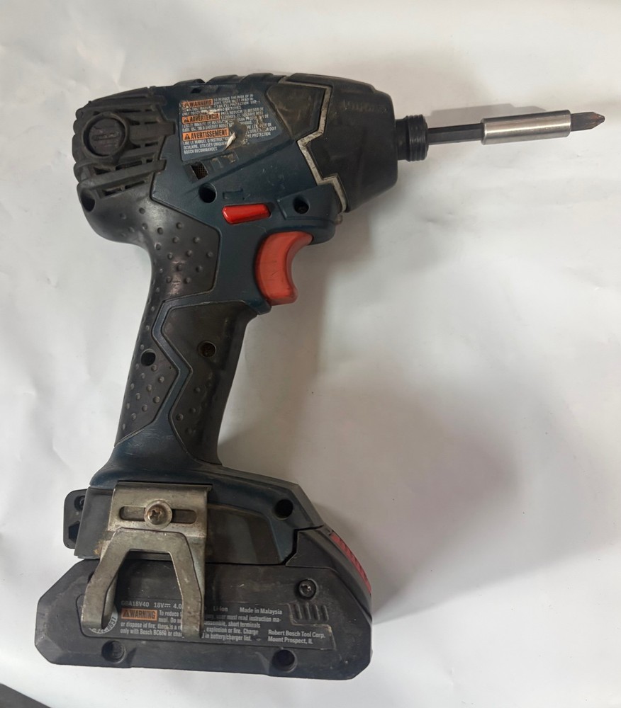 Bosch Impactor 18 volt impact driver with 4.0 amp hour battery