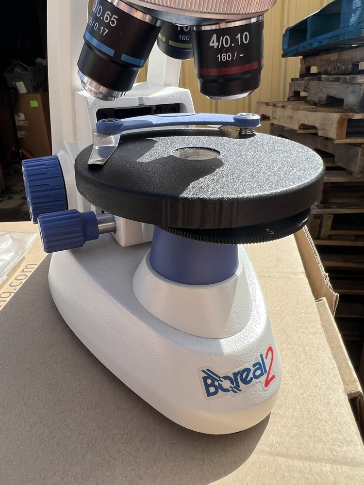 Boreal 2 Compound Microscope Science School Work Laboratory Students TESTED