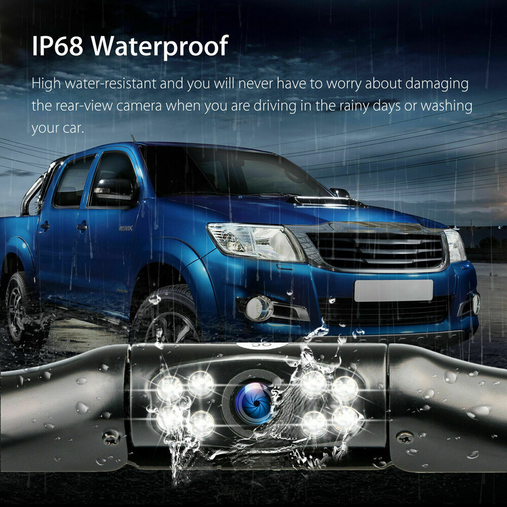 Parking Camera Wide 170° Waterproof Night Vision Car Rear View Reverse Backup US