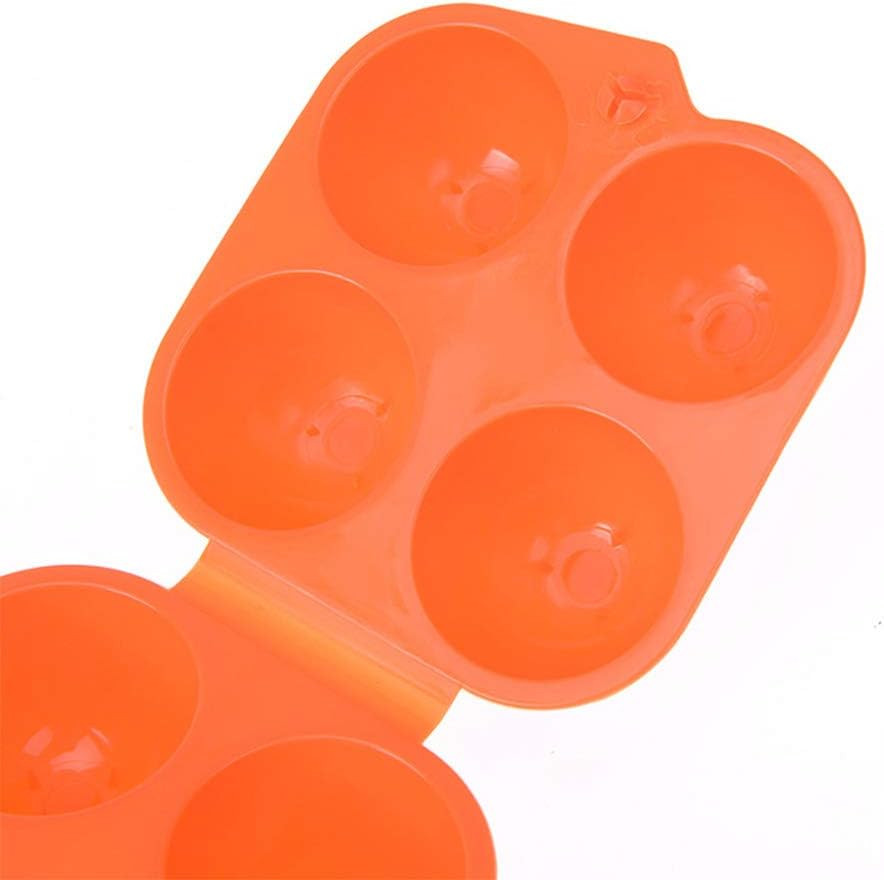 Portable Camping Carrier For 4 Eggs Case Box Kitchen Convenient Container Egg St
