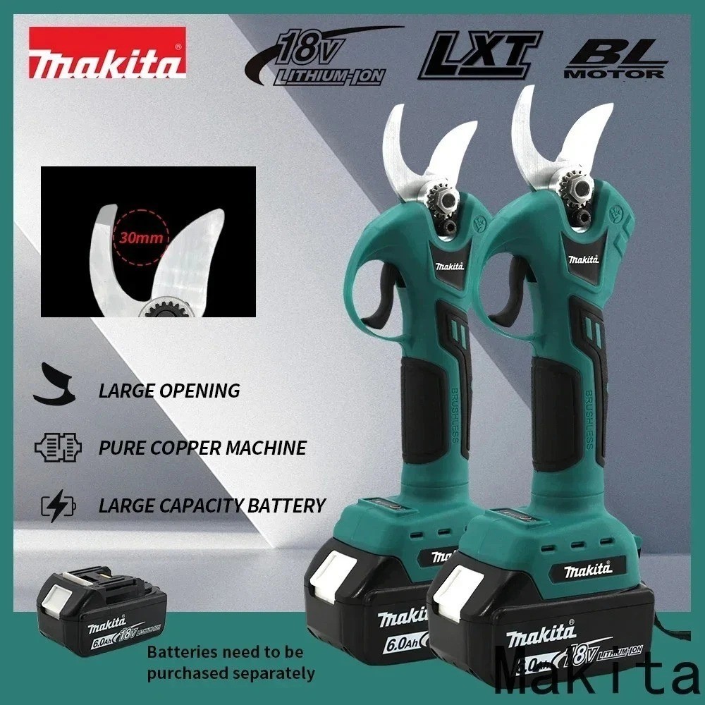 Makita 18v Battery Professional Cordless Electrician Scissors Pruning Shears...