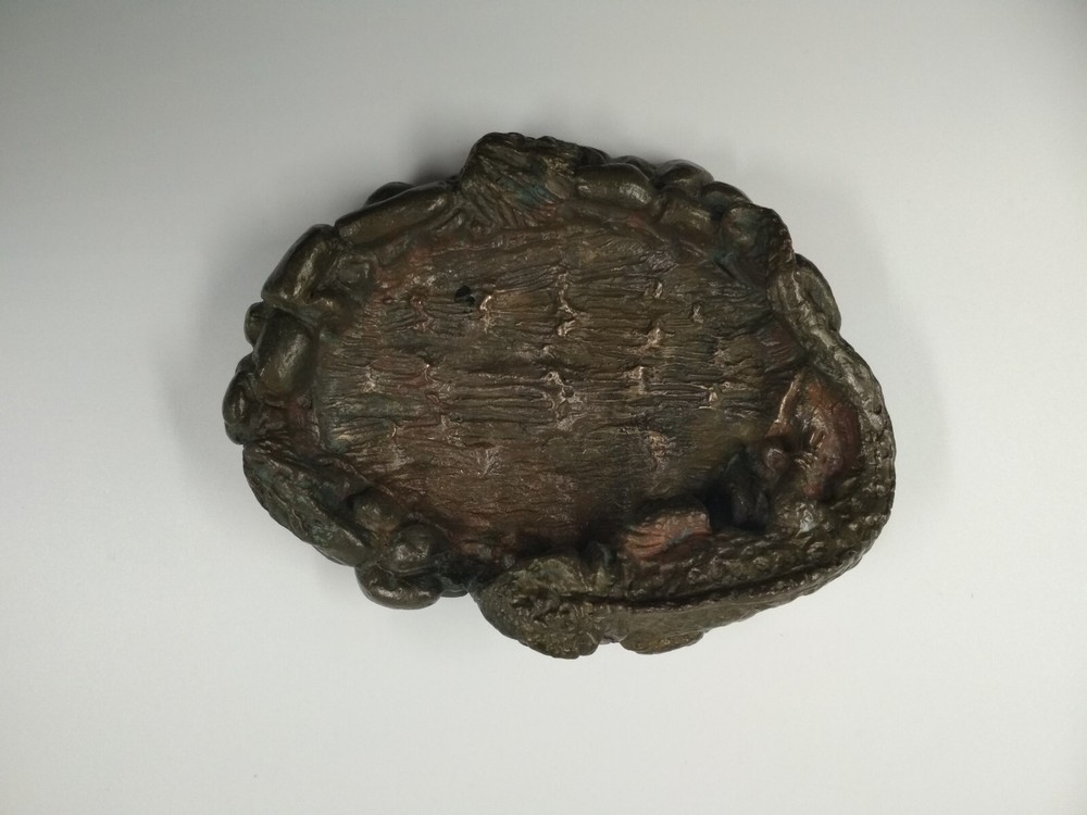 Lizard - salamander, Soviet bronze ashtray, *30