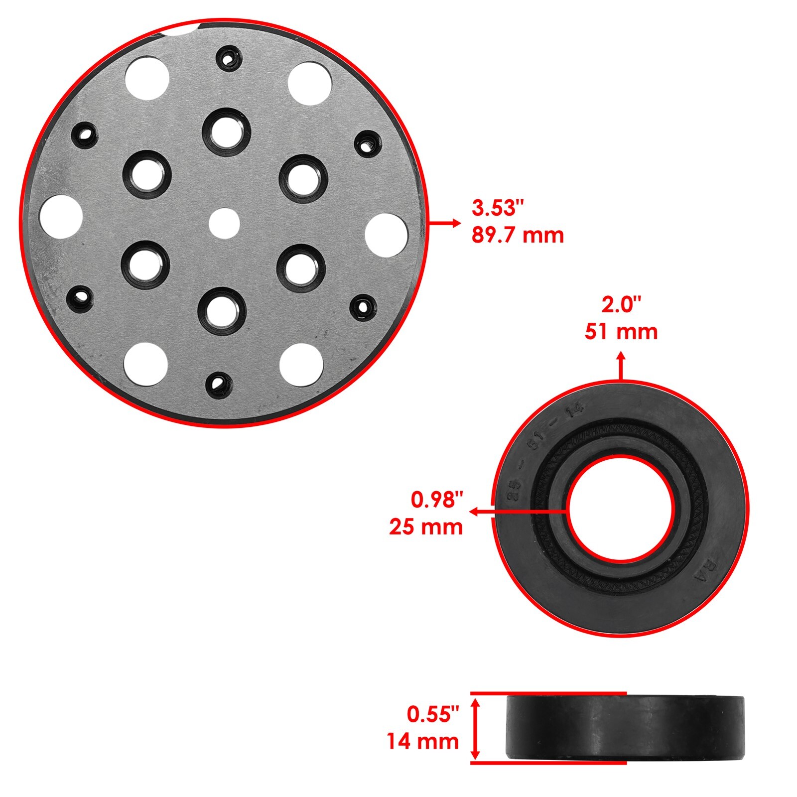 Hydraulic Pump Repair Kit for Ford/ New Holland NAA 501 600 601 700 701 800 801
