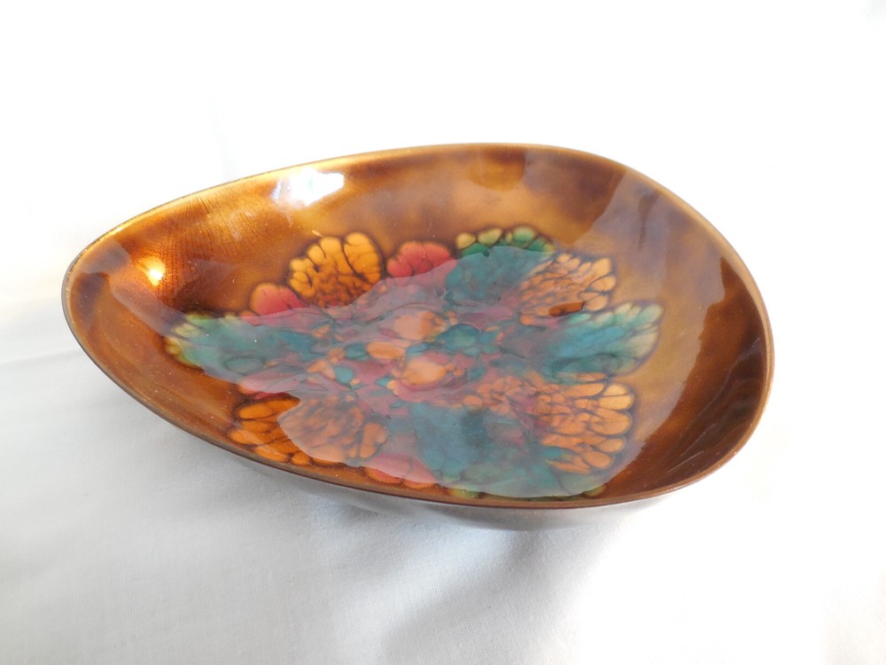 MCM Enamel on copper bowl Nice!