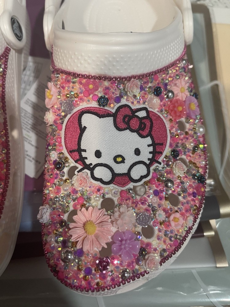 Hand Made Hello Kitty Crocs