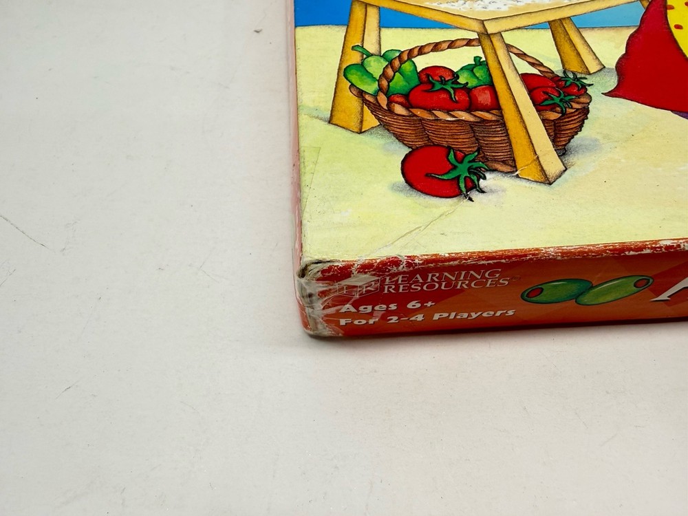 LEARNING RESOURCES- AUNTIE PASTA’S FRACTION GAME *NOT COMPLETE*READ DESCRIPTION