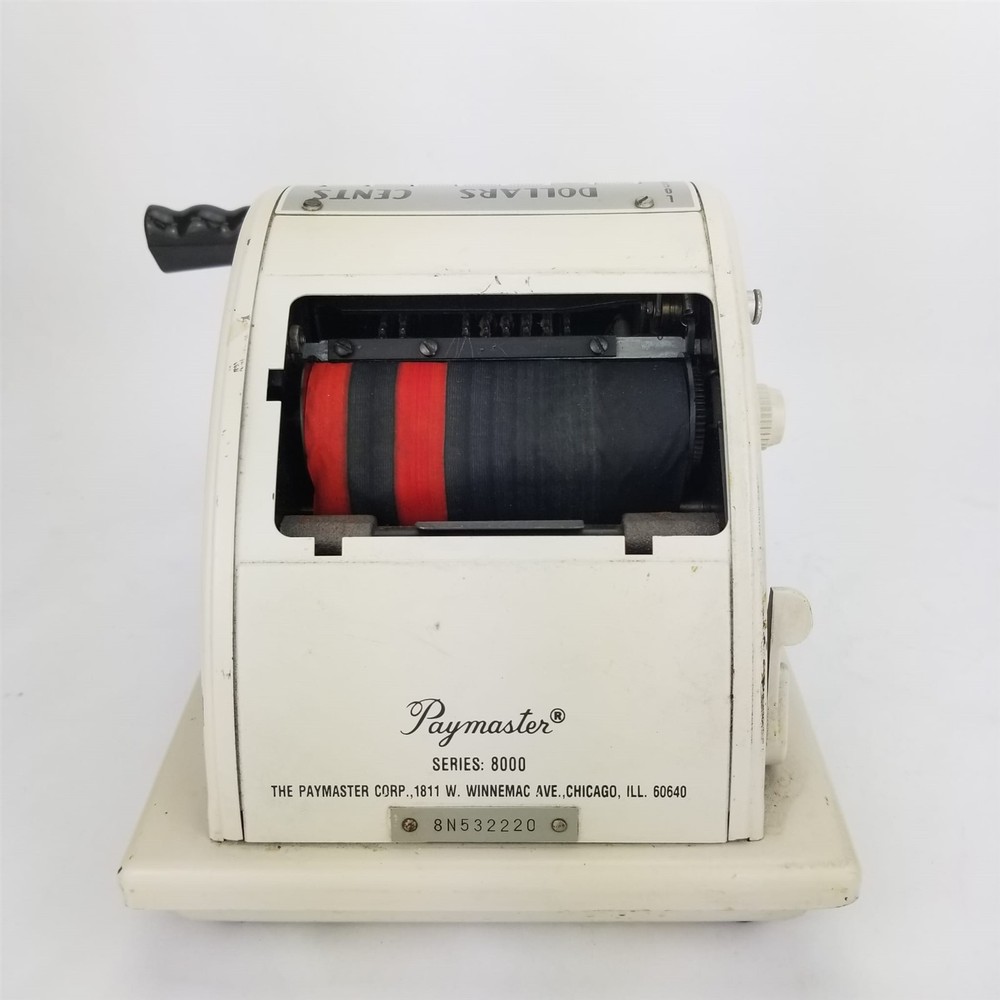 Paymaster Ribbon Series 8000 Writter Check Writter Machine