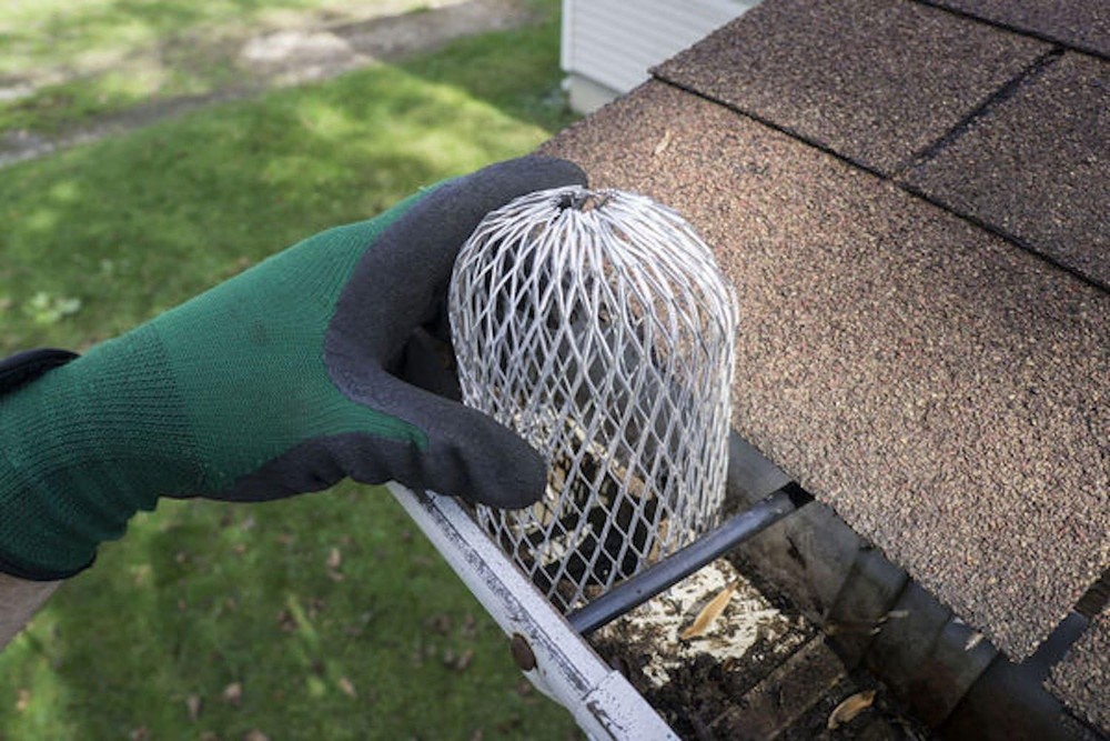 Gutter Guard 3 Inch Expand Aluminum Filter Strainer. Stops 3